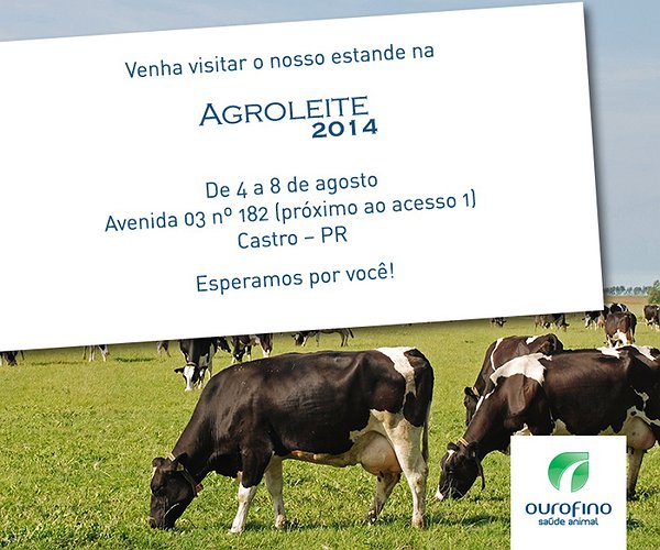 Notícias - Ourofino leva campanha “Leite é Bom com Tudo” para Agroleite