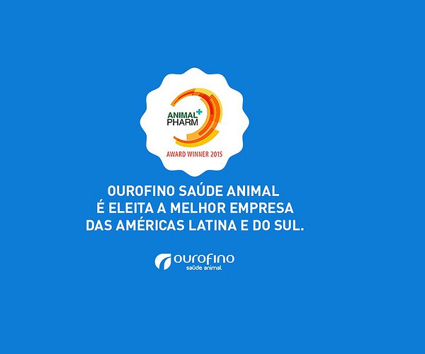 Notícias - Animal Pharm elege Ourofino Saúde Animal a melhor empresa das Américas Latina e do Sul