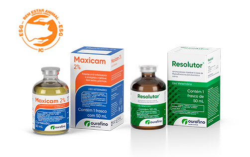 Maxicam 2% e Resolutor - Ourofino Saúde Animal