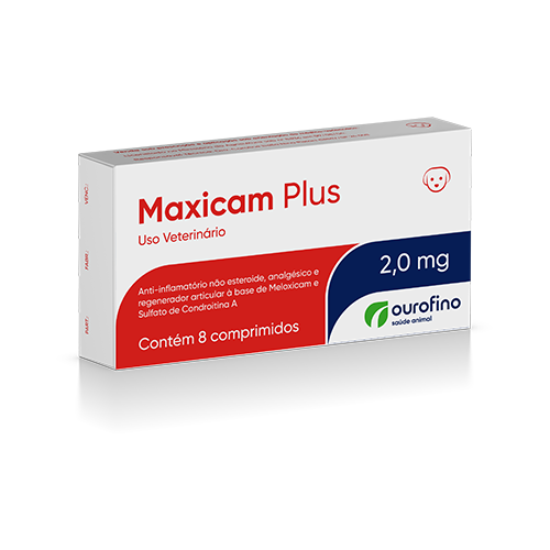 Maxicam Plus 2 mg <br> cartridge: 1 blister pack with 8 tablets. Display: 10 blisters with 8 tablets